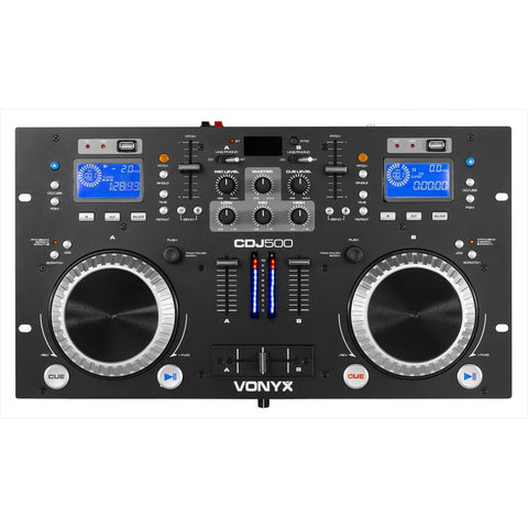 Vonyx CDJ500 Verstärkter Doppelspieler CD/MP3/USB/BT