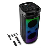 FENTON Pulse160 Pro In/Outdoor Akku Party Speaker mit UHF Funk Mikrofon, Fernbedienung & Bluetooth TWS