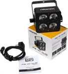 ALGAM LIGHTING - PAR-410-QUAD | DMX LED-Parwash mit vier 10-Watt-RGBW-LEDs - Lightronic Showequipment