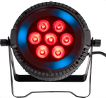 ALGAM LIGHTING - PARWASH76-RING | LED-PAR-Wash (7 x 6W RGBW) mit RGB-LED-Ring - Lightronic Showequipment