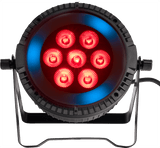 ALGAM LIGHTING - PARWASH76-RING | LED-PAR-Wash (7 x 6W RGBW) mit RGB-LED-Ring - Lightronic Showequipment