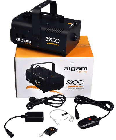 ALGAM LIGHTING - S900 | Nebelmaschine 900W mit Kabel- und Funkfernbedienung - Lightronic Showequipment
