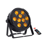 Involight SlimPAR9HEX | LED Scheinwerfer mit 9x 12W 6in1 RGBWA/UV LEDs, 45°, DMX, IR, 6200 Lux @ 1m - Lightronic Showequipment